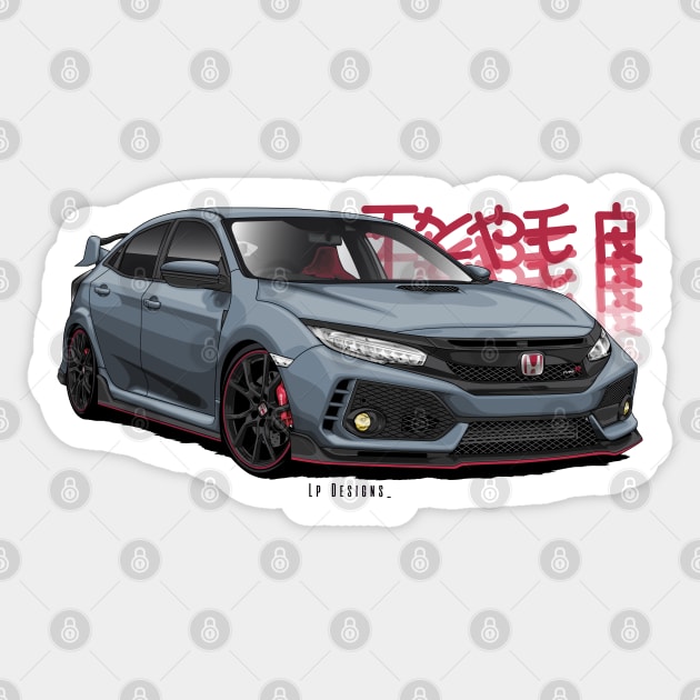 Civic Type R Sticker by LpDesigns_